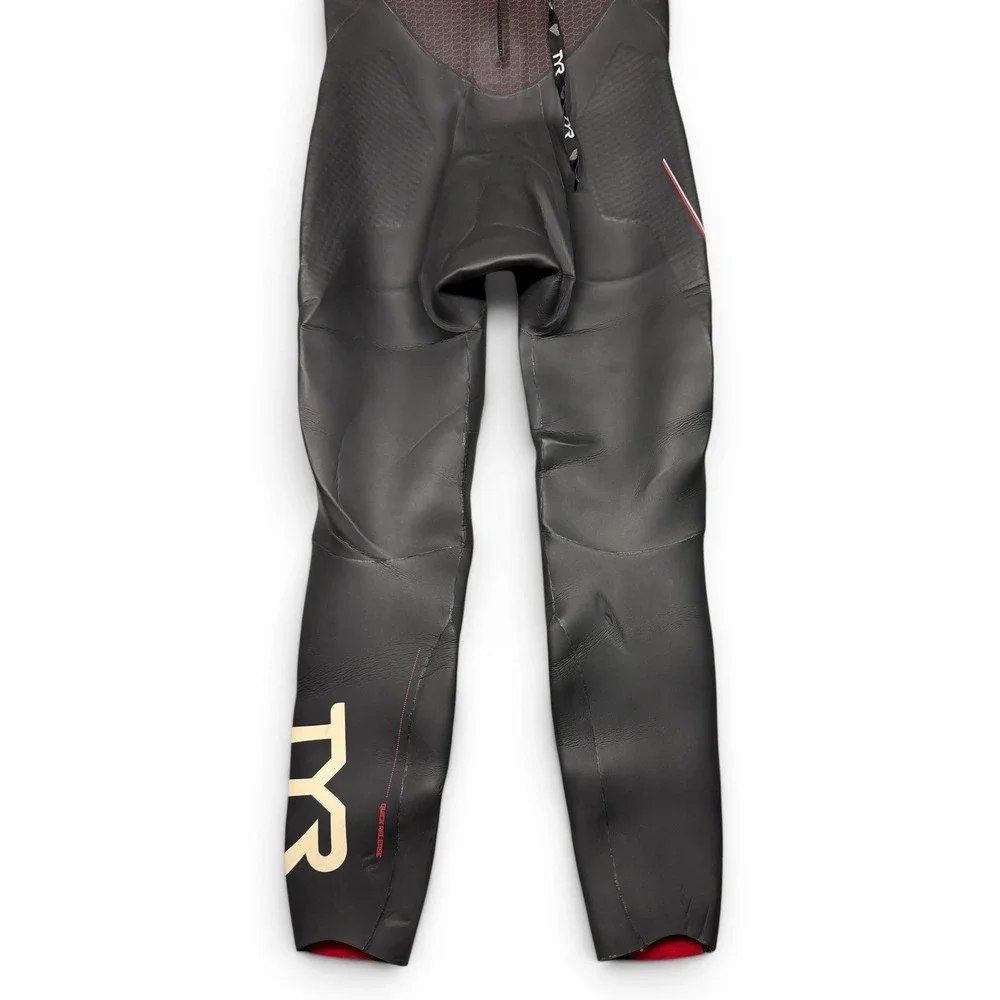 TYR Wetsuit Mens L Black Hurricane C5 Full Body Triathlon Neoprene Cat 5 $1000